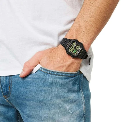 ساعت مچی مردانه کاسیو مدل CASIO-AE-1200WH-1B