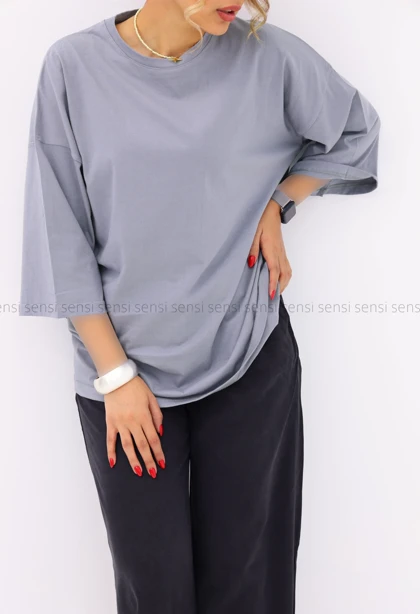 تیشرت لانگ ساده رنگی
