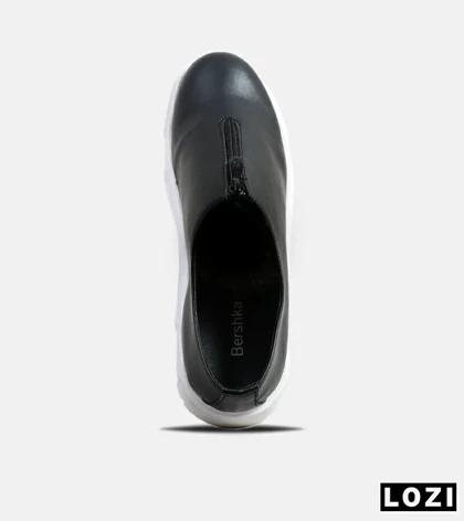 کفش کتانی مردانه مشکی BERSHKA