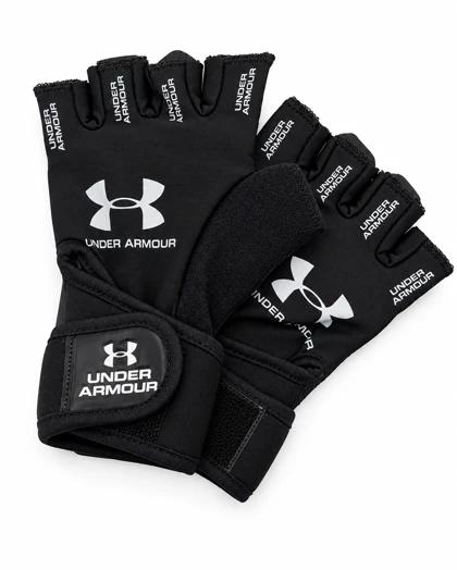 دستکش اسپرت ورزشی باشگاهی زنانه مدل آندرآرمور Under Armour رنگ مشکی
