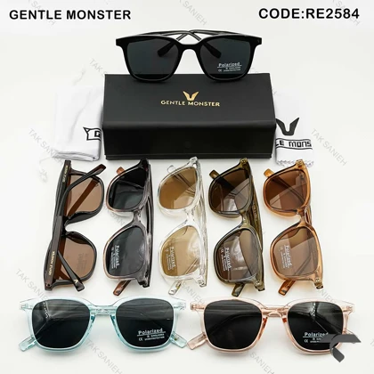 عینک آفتابی جنتل مانستر RE2584-3 پلاریزه فریم دودی GentleMonster-9885-U