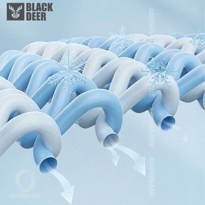 تیشرت نیم زیپ مردانه BLACK DEER V5