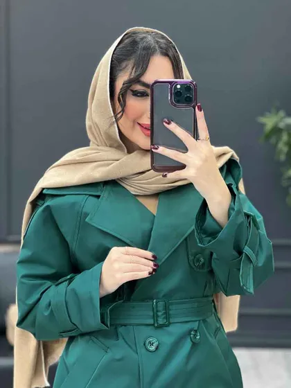 بارانی شش دکمه پشت پاگن