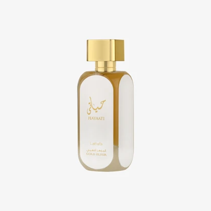 ادکلن لطافه حیاتی گلد الکسیر Lattafa Hayaati Gold Elixir Unisex