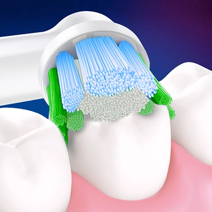 سری یدک مسواک برقی اورال-بی Oral-B مدل Precision Clean بسته 4 عددی