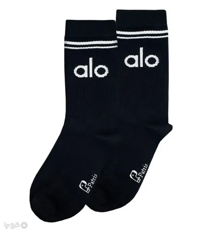جوراب ساق‌دار کش انگلیسی نانو پاتریس طرح Alo