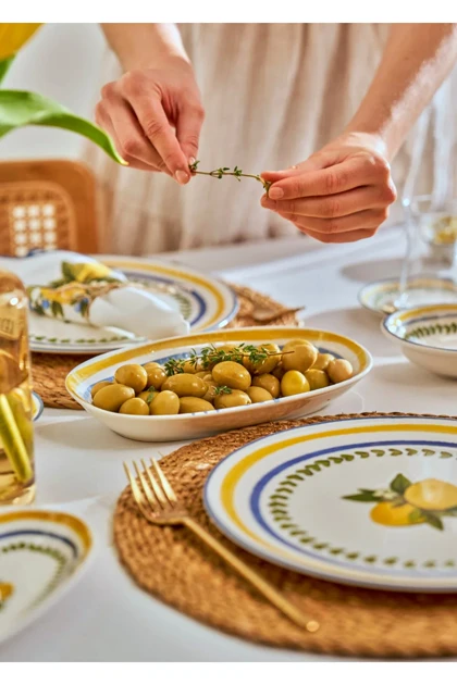 سرویس صبحانه‌خوری Bella Maison مدل Lemoncello استون‌ور - چندرنگ