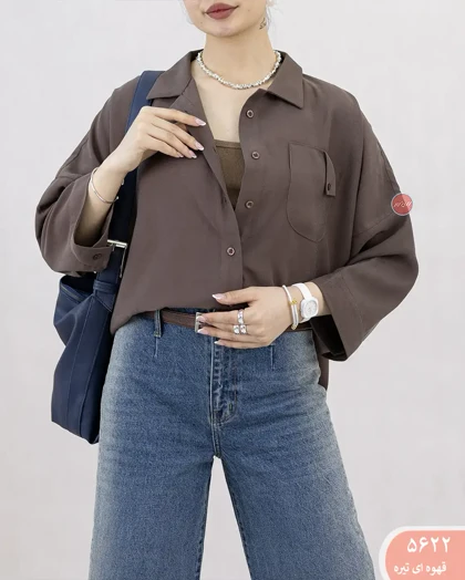 شومیز جیب دکمه الانا 5622