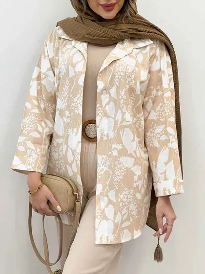شومیز طرح دار پارمیدا
