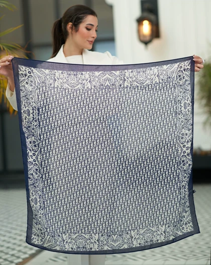 روسری نخی قواره 90 30193