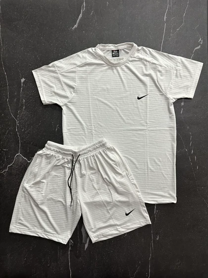 پکیج کد E1151 شامل تیشرت و شلوارک نایکی با 6 رنگ خفن🔥😎