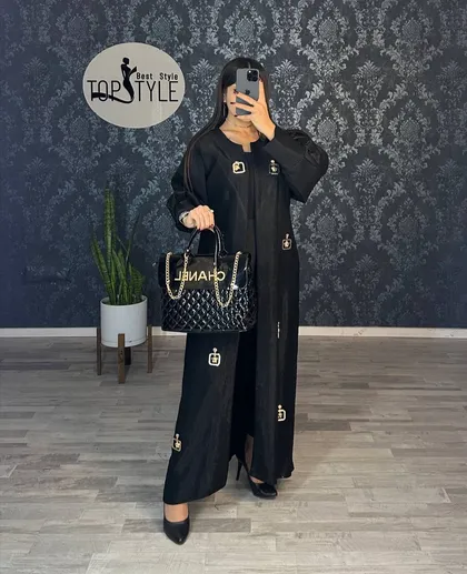 مانتو عبایی ورساچه کد : 7910