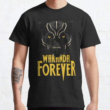 تیشرت کلاسیک مارول | تیشرت Marvel طرح Wakanda Forever کد 112909