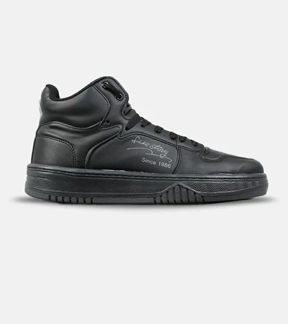 کفش کتانی ساق‌دار مردانه مشکی ونس مدل 7792