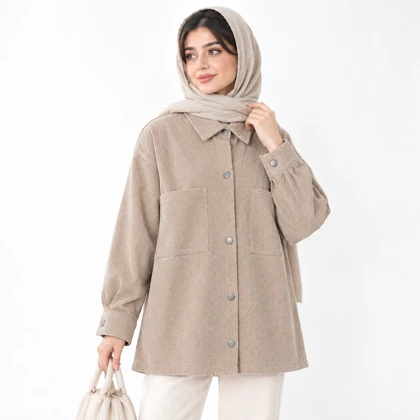 شومیز مخمل کبریتی پاییزی زنانه