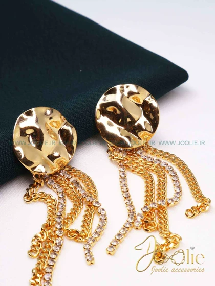 گوشواره زنانه طرح طلا امرلند کد E1186