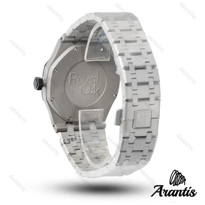 ساعت اودمار پیگه Audemars Piguet مردانه رویال اوک سیلور مشکی مدل m-10613