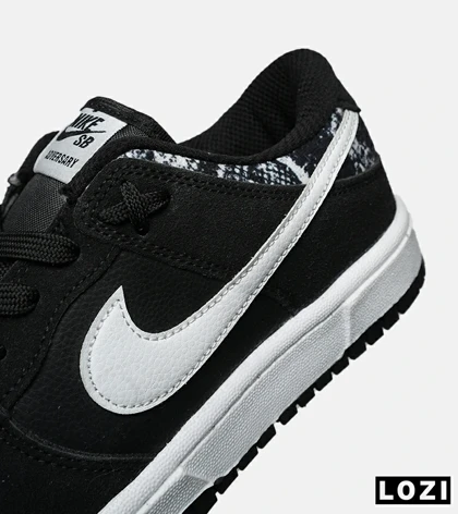 کفش کتانی مردانه و زنانه مشکی سفید NIKE AIR JORDAN مدل 8224