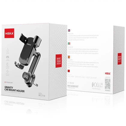 هولدر موبایل ماشین هیسکا Hiska مدل HK-2110 دریچه کولری