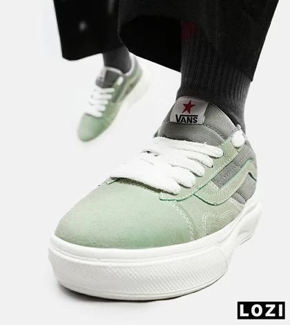کفش اسنیکرزمردانه سبز طوسی ونس VANS