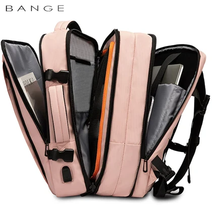 کیف مسافرتی 45L کوله پشتی لپ تاپ 17 اینچی اورجینال بنج BANGE 1908D