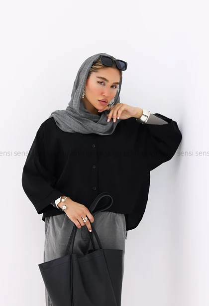 شومیز زنانه مدال باکسی کد1005995