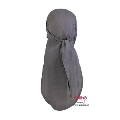 روسری دورگ/ سربند دخترانه اسپرت خاکستری