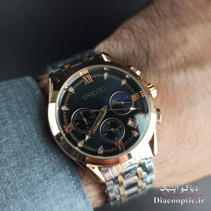 ساعت مچی مردانه برند Unicoo سه موتور مدل DO1169 استیل