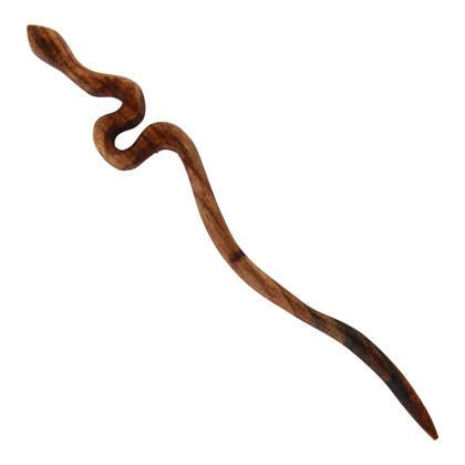 کانزاشی چوبی طرح مار پیچی