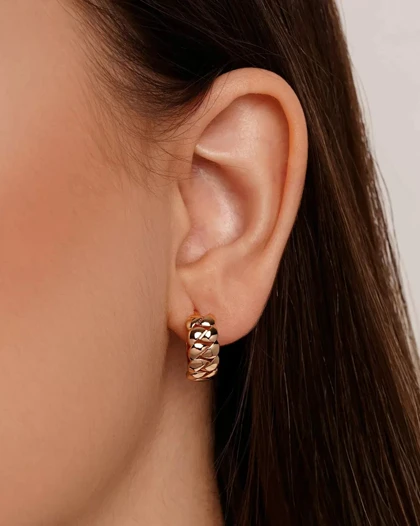 گوشواره حلقه‌ای پرتو ژوپینگ