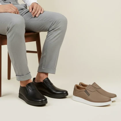 کفش روزمره مردانه مدل Shahab-مشکی