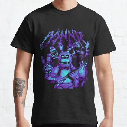 تیشرت با طرح Five nights at freddy فناف کد 67512