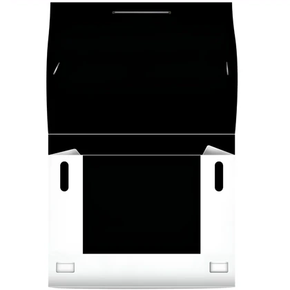 کیف مدارک و بایگانی پاپکو Papco مدل DC-4115 بلک اند وایت کش دار A4