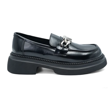 کفش کالج زنانه مدل Flat shoes - 0262_ Black