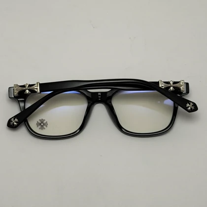 عینک بلوکات کروم هارتز مشکی نقره ای Chrome Hearts 2273 با پک کامل کروم هارتز - کیفیت مستر