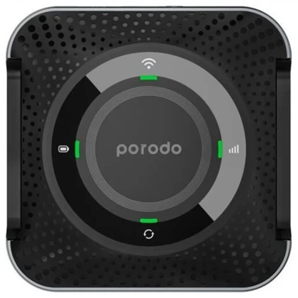 مودم روتر قابل حمل 4G پورودو Porodo مدل PD-4GCPMF باتری 4000mAh