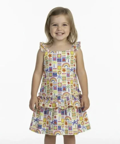 پیراهن ساحلی سفید