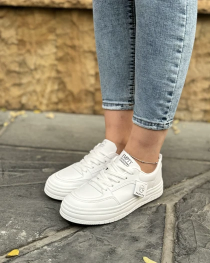 کتانی زنانه ونس فشیون وایتی آلما