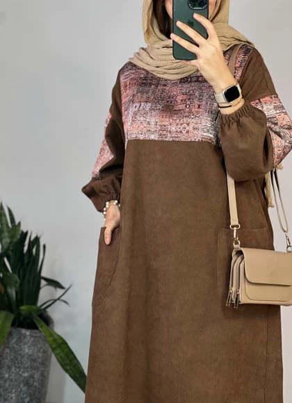 پیراهن مانتویی آوان