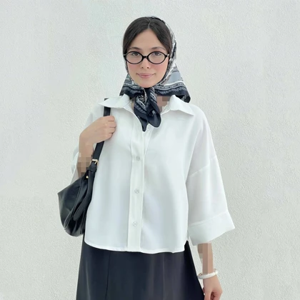 شومیز زنانه باکسی استایل | آی بولک