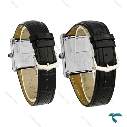 ساعت ست کارتیه تانک سیلور صفحه مهندسی Cartier-8922-S
