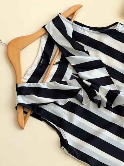 تاپ ساتن راه راه کد 2012