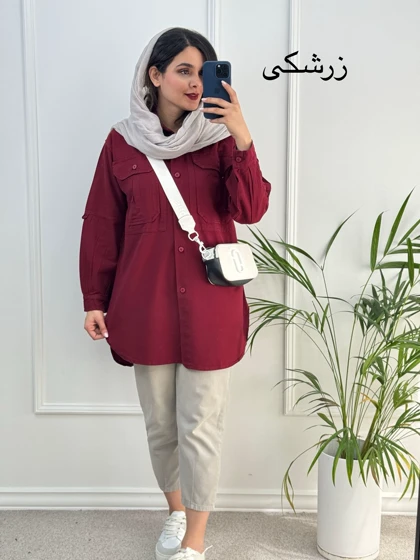 مانتو کتان پنبه ساتین