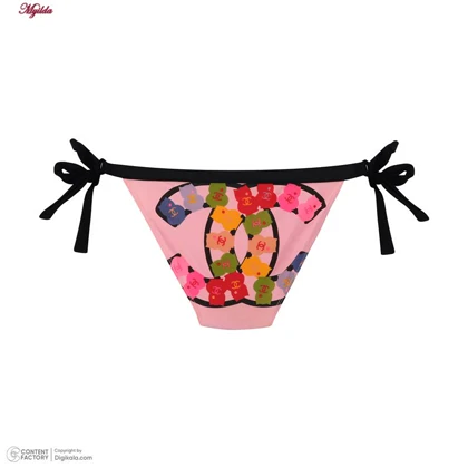 مایو 2 تکه دخترانه رنگ صورتی