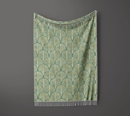 شال مبل ریش دار sofa shawl 210