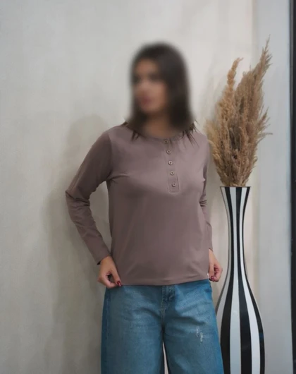 بلوز قاپکدار زنانه