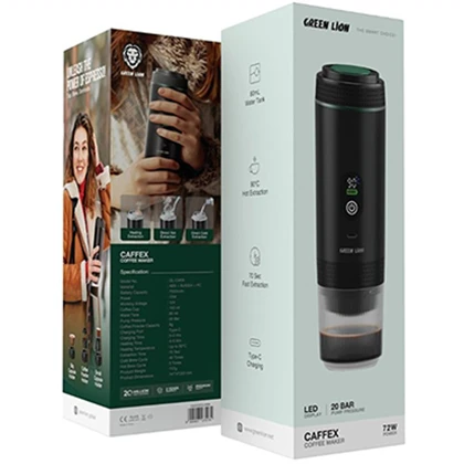 اسپرسو ساز شارژی گرین لاین Green Lion مدل GL-CM05 قابل حمل