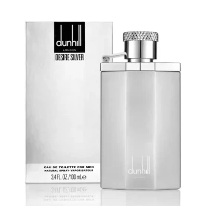 ادوتویلت مردانه دانهیل مدل Desire Silver حجم 100 میلی لیتر