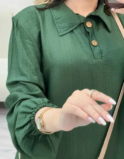 شومیز جلو بسته بغل سه دکمه