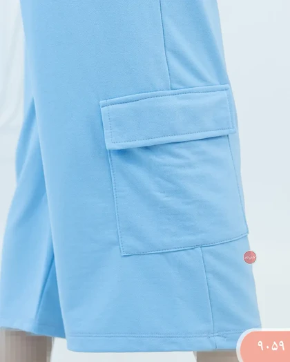 ست تیشرت شلوارک کارگو 9059